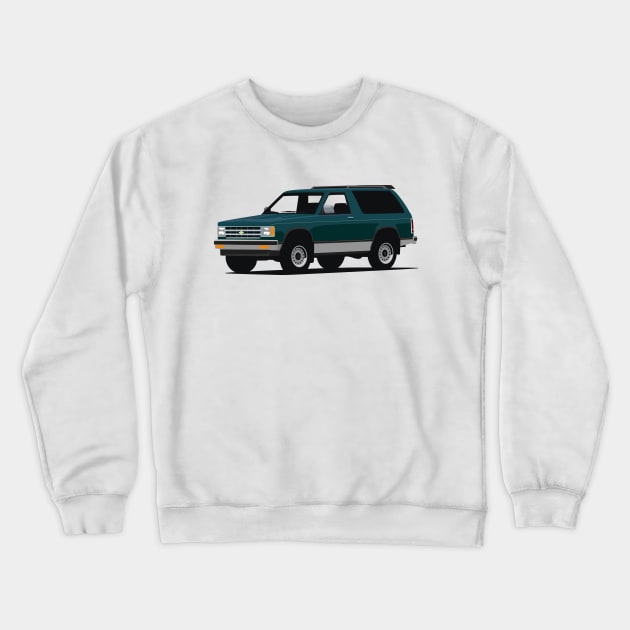 Chevrolet S10 Blazer Crewneck Sweatshirt by TheArchitectsGarage